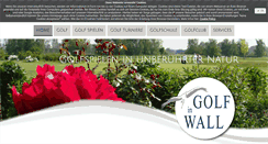 Desktop Screenshot of golfinwall.de