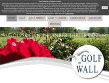 Tablet Screenshot of golfinwall.de